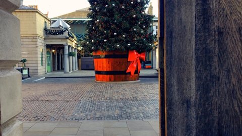 Covent Garden Christmas tree, december 2021 London