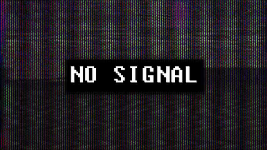 No signal Color Glitch TV. Static noise. Screen pixels Glitch Error Damage. Bad interference. Broken antenna. Distortion and Flickering, digital TV signal. Abstract Digital Glitch Effect Royalty-Free Stock Footage #1083404248