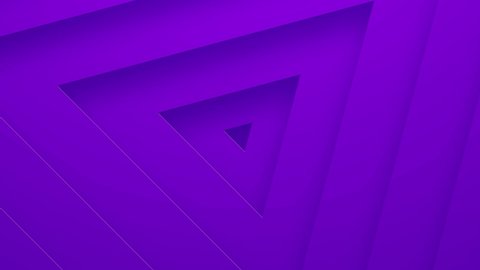 Corporate animation zooming triangles animation flat motion background , purple - pink backdrop