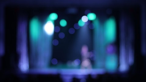 Blur light texture, background for design. Blurred theatrical and concert spotlights