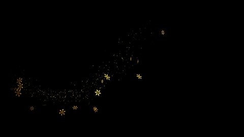 abstract christmas snowfall overlay, black background - winter, slowly falling snow effect - green screen. snowflake , snow falling .
