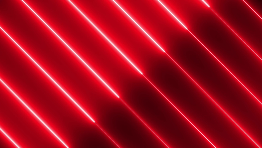 Neon lights glowing futuristic trendy red color seamless neon light line technology motion background. | Shutterstock HD Video #1083520642