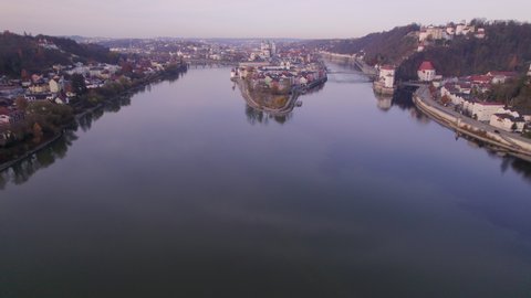 Passau A City in Germany Which Sits on Three Rivers