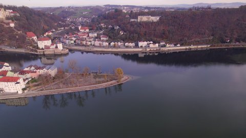 Passau A City in Germany Which Sits on Three Rivers