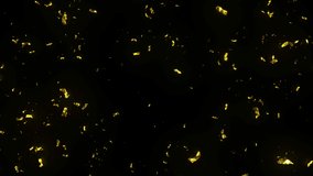 24 karat gold flake on plate black background. Luxury food gold dust pieces decoration. Expensive food background with copy space - Powered by Shutterstock - Get 15% off with code: PIKWIZARD15