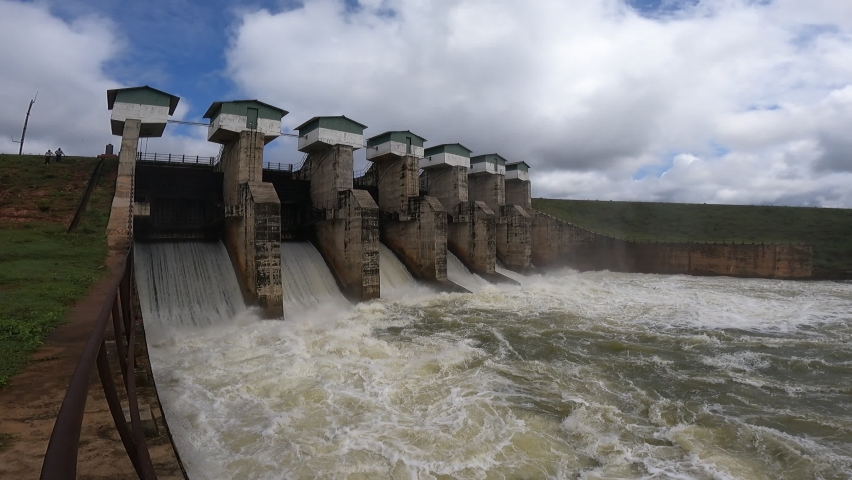 Weheragala Reservoir (Dam), Yala Sri Lanka.