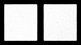 Vintage screen effect in two squares for closing shot_Film Frame Video Element