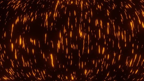 Bend animation. Swirling lines of fire. Futuristic neon background, laser rays. Seamless loop animation.