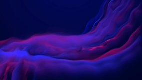 Abstract seamless motion background blue-pink waves