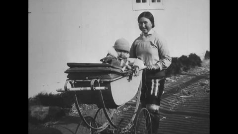 CIRCA 1925 - Inuit families live in Etah, Greenland.