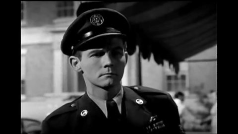 CIRCA 1951 - A USAF airman who thought America was being taken over by communists is confused when everything seems normal in his town.