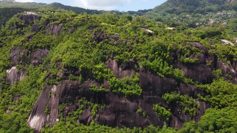 Seychelles Mahe Victoria Cliffs Aerial Drone 1.mp4