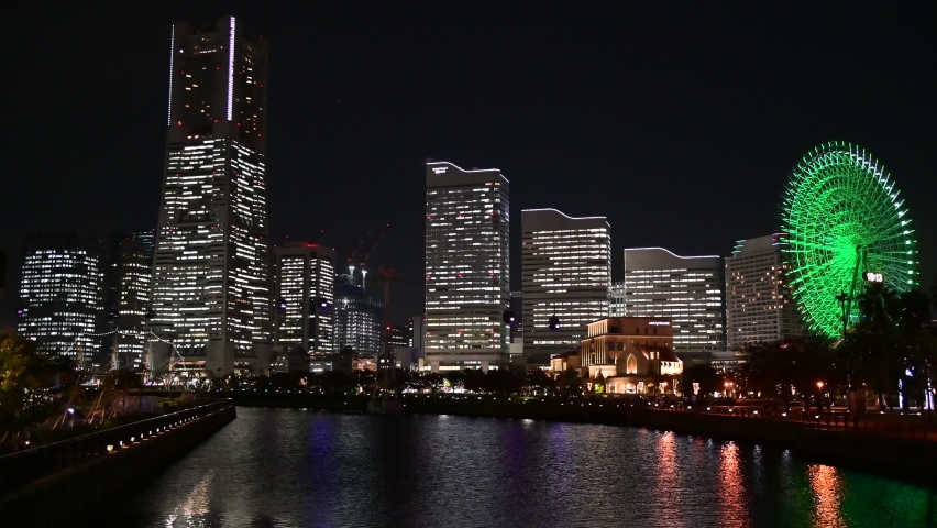 Night view of Yokohama, Japan