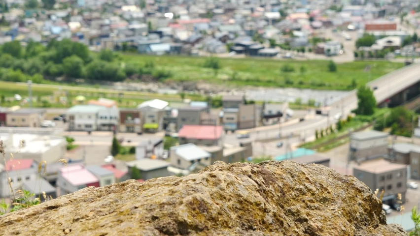 View of the city from the observatory. (Tilt)