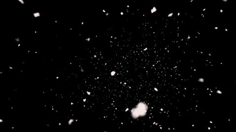 Snow Falling from the top Slow motion