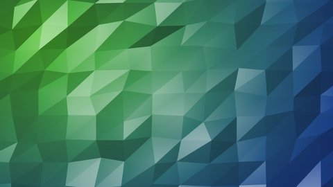 Abstract low poly colorful background. green and blue Colors