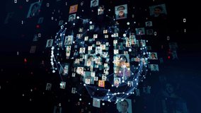 Multinational people and global communication network concept. Social media. - Powered by Shutterstock - Get 15% off with code: PIKWIZARD15