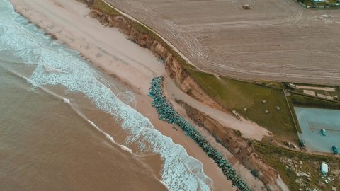 Happisburgh Norfolk: Lighthouse Drone Video