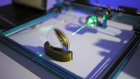 Experiments with a laser in a science laboratory