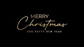 Merry Christmas And Happy New Year Animation Text + Transparent - Powered by Shutterstock - Get 15% off with code: PIKWIZARD15