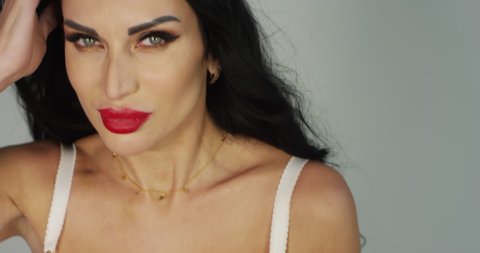 Beautiful sexy nude girl Stock Video Footage - 4K and HD Video Clips