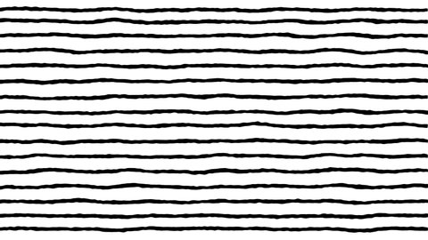 Abstract funny hand drawn lines on white background. Cartoon cute element in trendy vintage stop motion style. Seamless loop doodle sketch animation for creative design project.