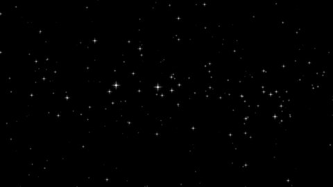 Stars motion graphic with perfect seamless looping in 4K resolution.
