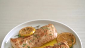 grilled chicken with butter lemon