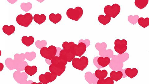 Valentine's Day image, animation with dancing hearts
