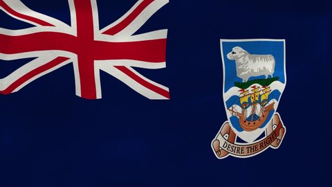 Falkland Islands Flag loop 10 Sec