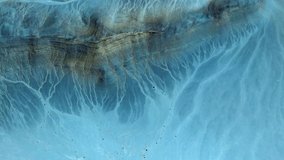 barnacles,  abstract naturalistic video of the deserts of Africa from the air, from the abstract to the figurative
