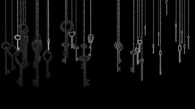 Video of Hanging Keys Background