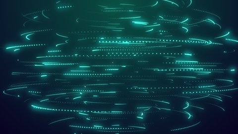 Animated abstract technology background. futuristic cyberspace. big data, hi-tech vortex. virtual space. Loop animation spinning glowing lines, digital network. footage for backdrop, wallpaper
