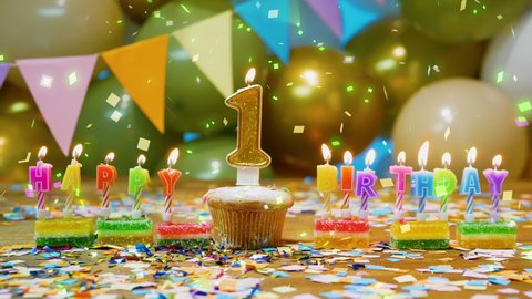 37 Happy Birthday Girl 1 Year Invitation Stock Video Footage - 4K and HD  Video Clips | Shutterstock