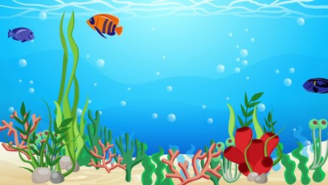Cartoon Under Sea Stock Video Footage 4k And Hd Video Clips Shutterstock