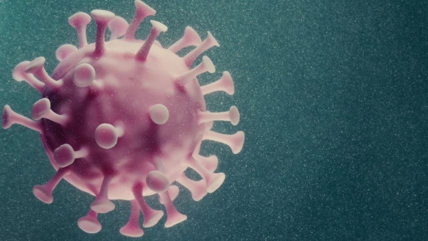 COVID-19 pandemic Microscope virus molecule macro close-up. - Powered by Shutterstock - Get 15% off with code: PIKWIZARD15