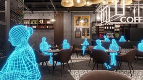Meta Universe Cafe Digital Humans - 3D Animation
