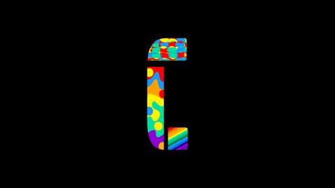 Letter C Animated Symbol Icon Logo Stock Footage Video (100% Royalty ...