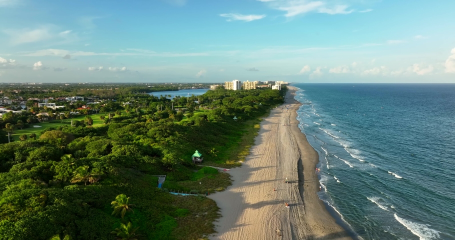 Aerial video beaches of Boca Raton Florida Royalty-Free Stock Footage #1084382911