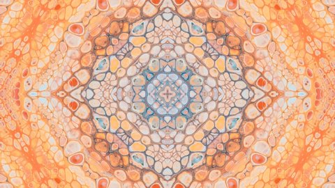 Abstract kaleidoscope background, unique kaleidoscope animation 4K, beautiful texture kaleidoscopic design