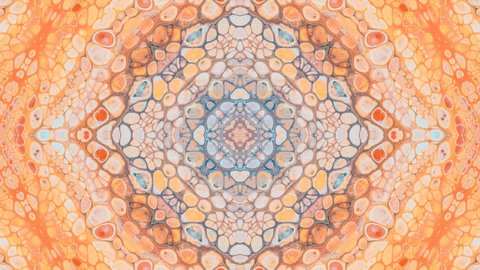 Abstract colorful kaleidoscope background, unique kaleidoscope animation 4K, beautiful texture kaleidoscopic design