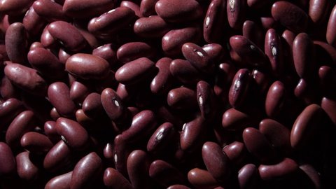 Red beans with a intimate light, rotation