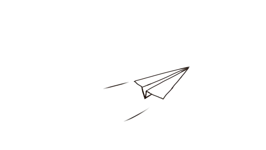 Animated hand drawn paper plane | Shutterstock HD Video #1084437265