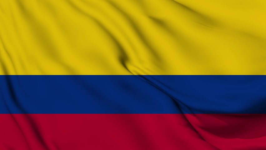 Flag of Colombia. High quality 4K resolution	 Royalty-Free Stock Footage #1084440766