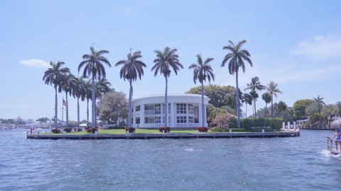 Ft Lauderdale Florida Millionaire's Row canals houses