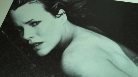 Rome, Italy - December 25, 2021, detail of an article in King magazine, October 1989, about Kimila Ann "Kim" Basinger, American actress and former model, actress, sex symbol of the eighties.