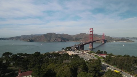 Golden Gate Bridge Right to Left