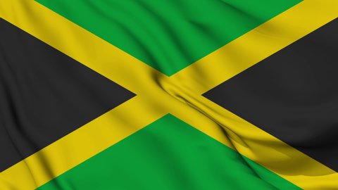 Flag of Jamaica. High quality 4K resolution	