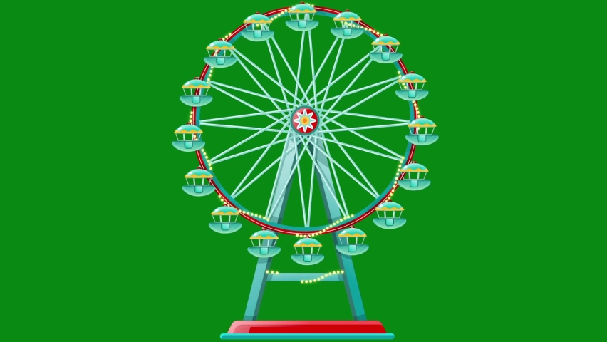 футаж колесо