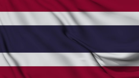 Flag of Thailand. High quality 4K resolution	